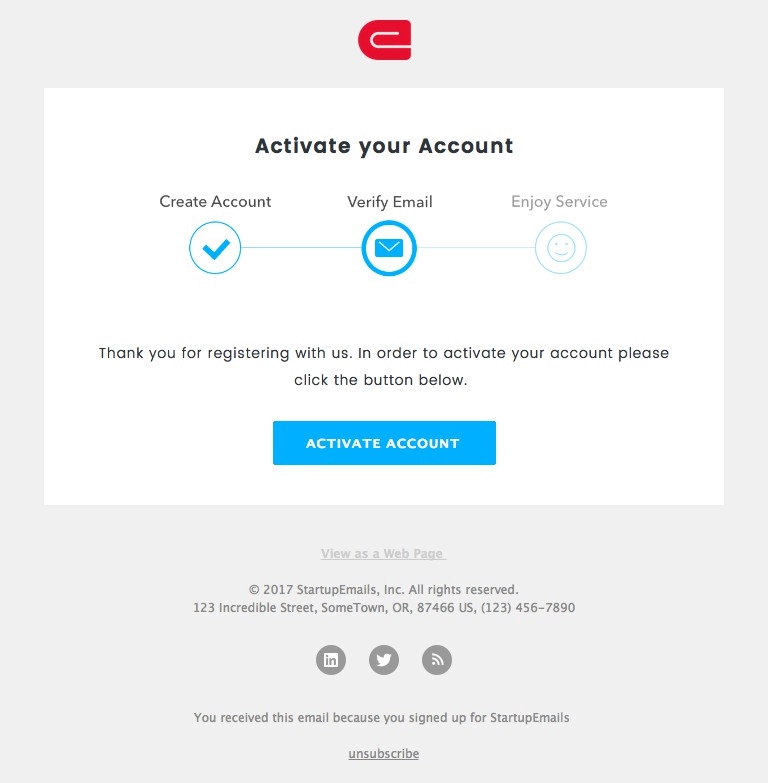 Activate Account