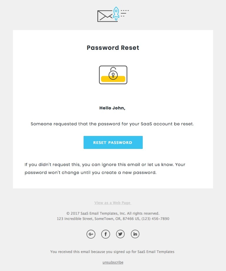 Password Reset
