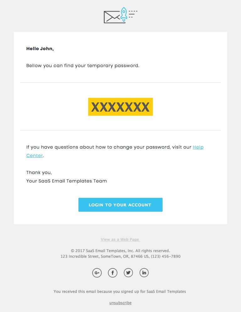 Temporary Password