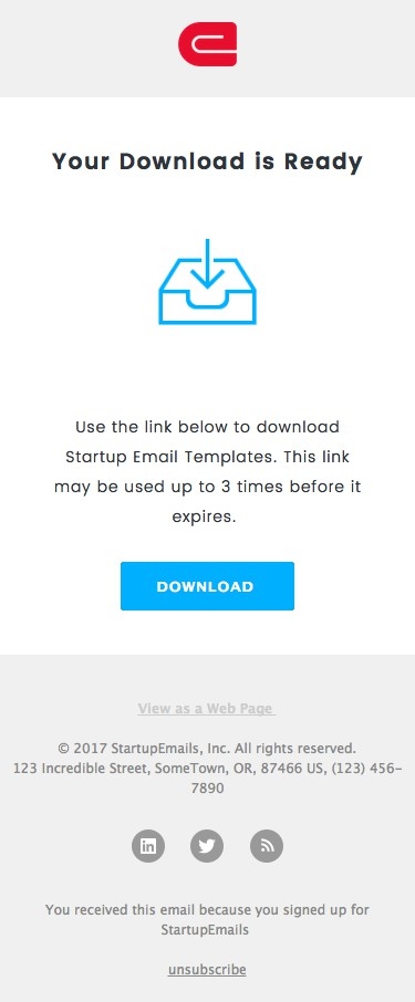 Download - Responsive HTML Email Template mobile