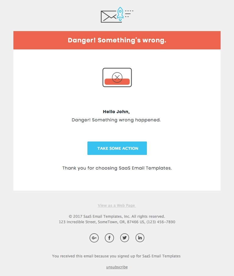 Danger Message