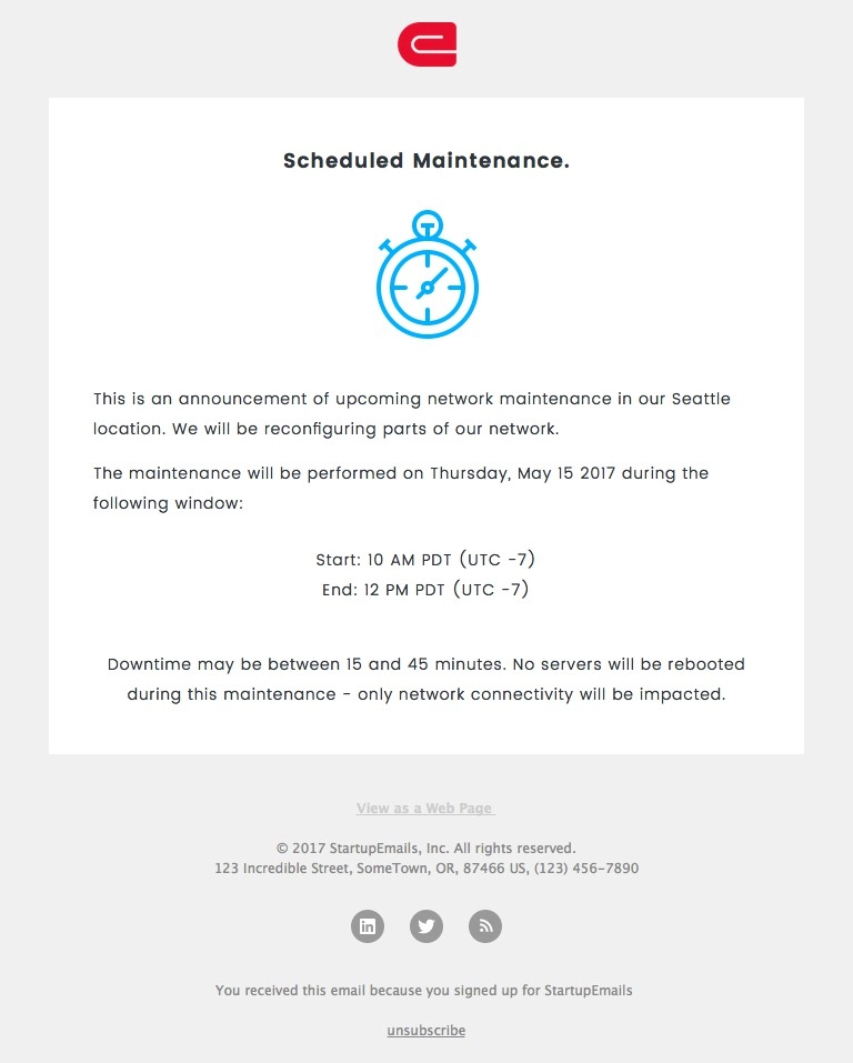 Maintenance