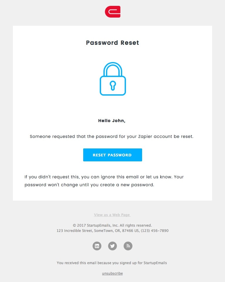 Password Reset